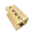 thumbnail image 3 of Electric Toothbrush Heads Holder Wood Organization Stand Rack Counter Organizer 4 holes, 3 of 9