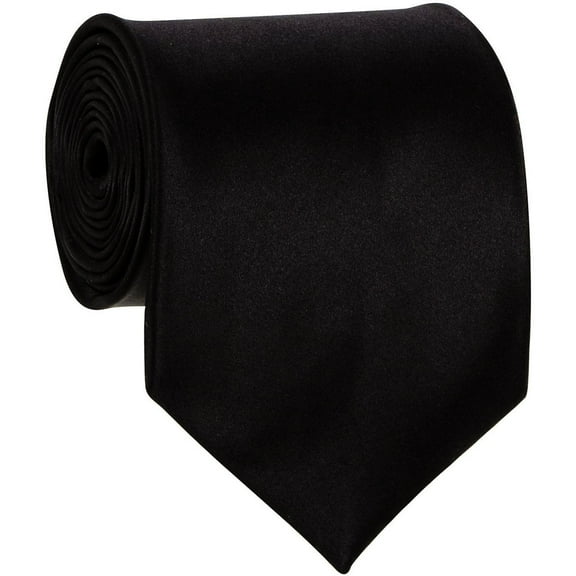ADF-19 - Mens - Black - Solid Necktie