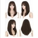 thumbnail image 5 of Peluca de pelo sintético liso medio Fiudx para mujer, 5 of 6