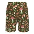 thumbnail image 6 of Kdxio Mushrooms and Autumn Pattern Mens Casual Shorts - Drawstring Summer Beach Sports Shorts for Men, 6 of 9