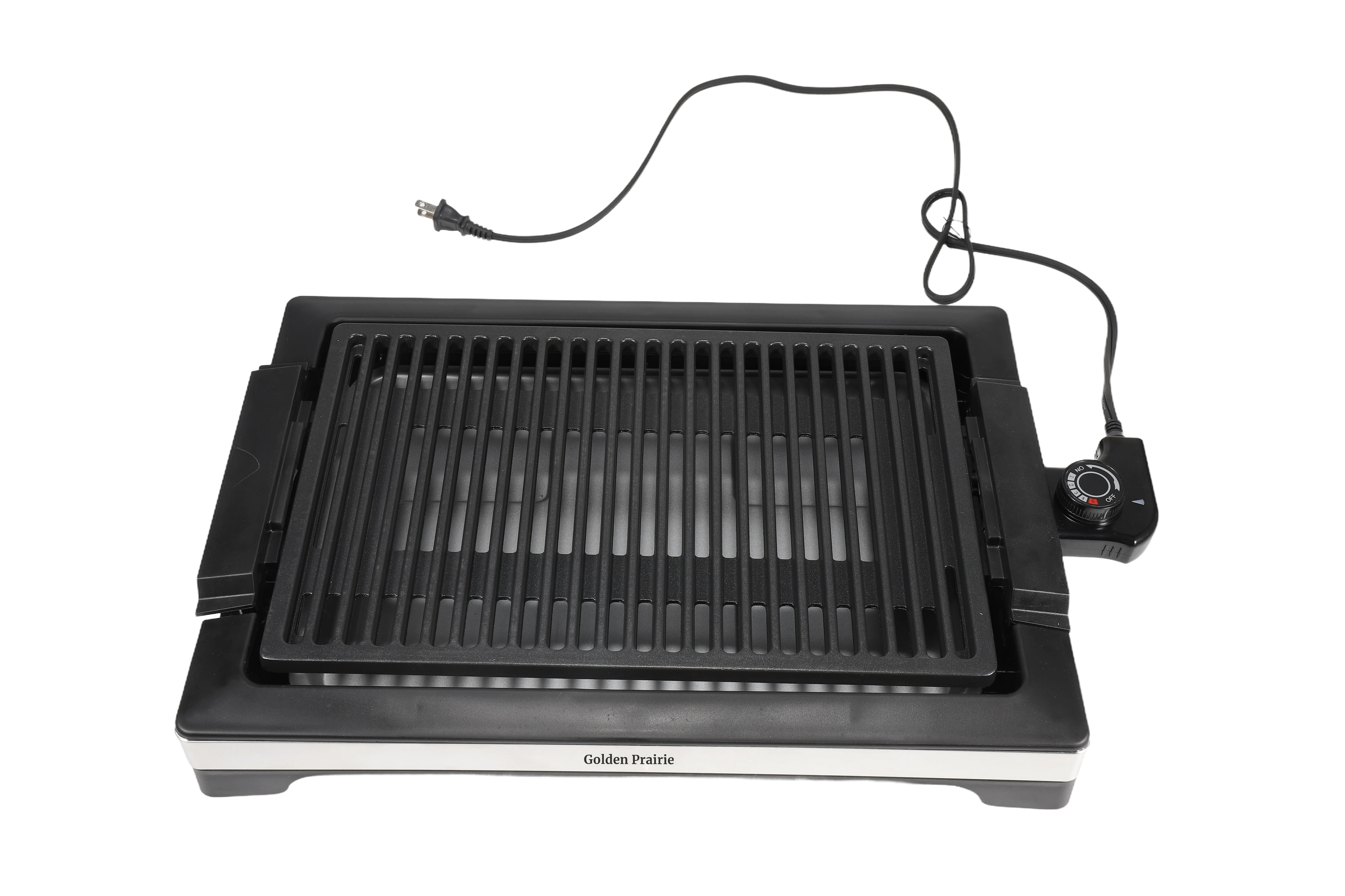 Electric Grill TG102 Indoor Smokeless, 120V 1600W, US Plug-Black –  sinopurencentre