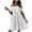White, variant on AOOCHASLIY Clarance Dresses for Women 2022Fashion Women's One Shoul Solid Color Loose Casual Backless Short Sleeve Dress