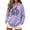 Purple, variant on TKLPEHG Womans Thanksgiving Sweatshirts Fall Fashion Pumpkin Graphic Hoodies Long Sleeve Hooded Drawstring Casual Pullover with Pocket (Green,M)