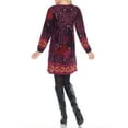 thumbnail image 3 of White Mark Women's Apolline Embroidered Sweater Dress, 3 of 4