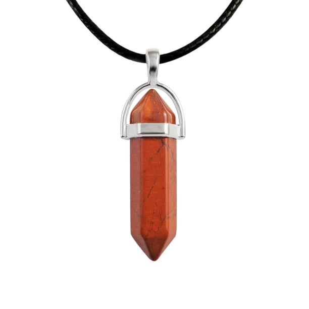 Collar de regalo para mujer, collar de cristal para niña, collar de cadena con colgante de acero inoxidable hexagonal Wmkox8yii fajkfhkj530