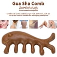 thumbnail image 3 of Gua Sha Comb, Mellow Cute Scraping Massage Comb Wooden  for Arms Legs, 3 of 7