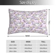 thumbnail image 2 of Kdxio Cotton Pillow Cases Pillowcases,Soft and Breathable Bedroom Pillow Cases-Purple Rabbit, 2 of 8