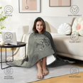 thumbnail image 4 of Vintage Black Cat Wearable Blanket Hoodies for Women Men Adults Cat Lovers Cozy Plush Yellow Eyes Cats Hooded Blankets for Bedding Office Decor Birthday Gifts 50X60 Inch, 4 of 5