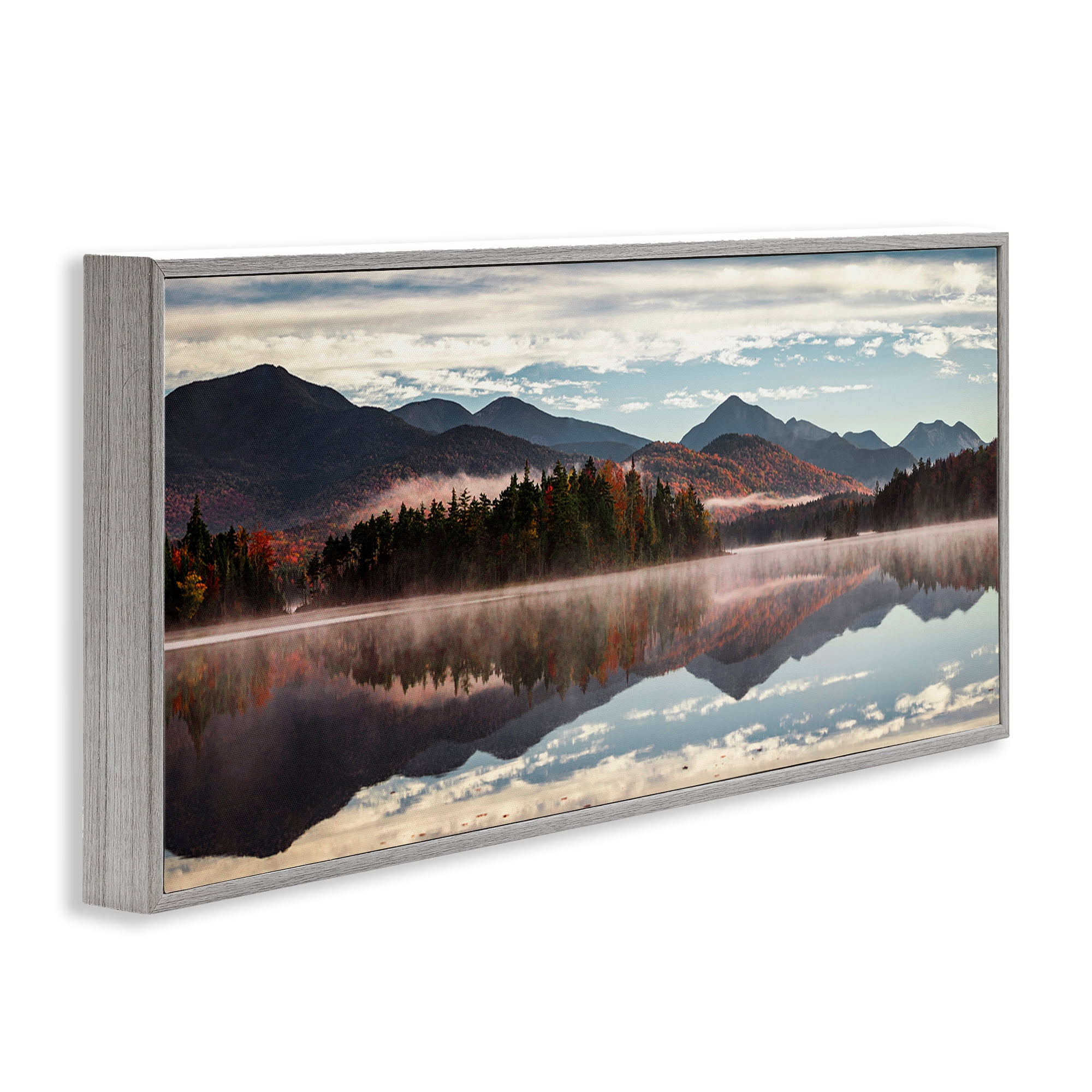 Stupell Industries Panoramic View From Boreas Ponds Gray Framed Giclee Art, design by Jonathan Zaharek