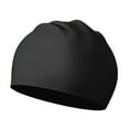 thumbnail image 3 of koolsoo Silicone Ear Protection Pool Swim Cap for Long and Short Hair Unisex Driving Black, 3 of 9