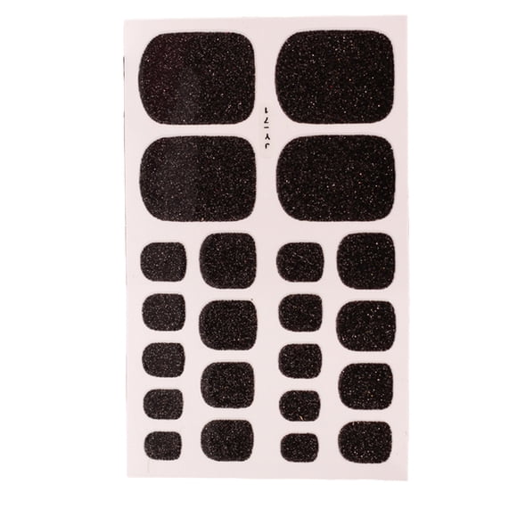 stanreset 1 Set Color Street Nail Strips Toe Nails Polish Solid Color Waterproof Universal Salon Supplies Manicure Kit Decorations 71