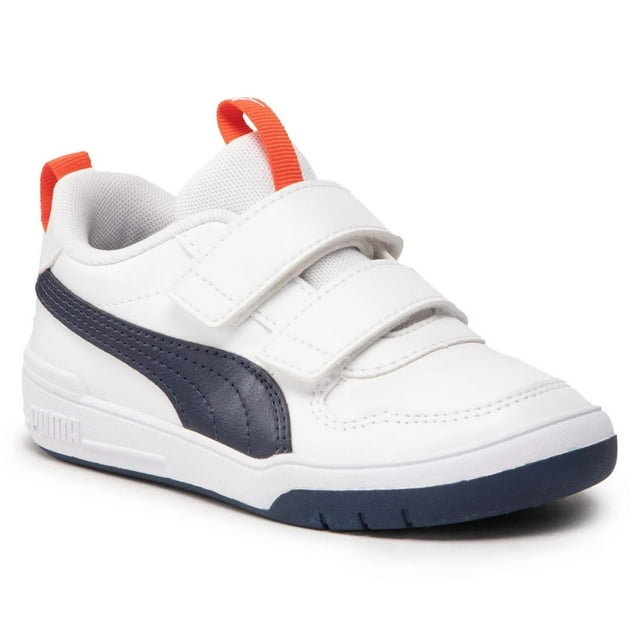 Tenis Puma Multiflex SL V PS para Niños 17 A 21.5. 380470-11 blanco 21.5