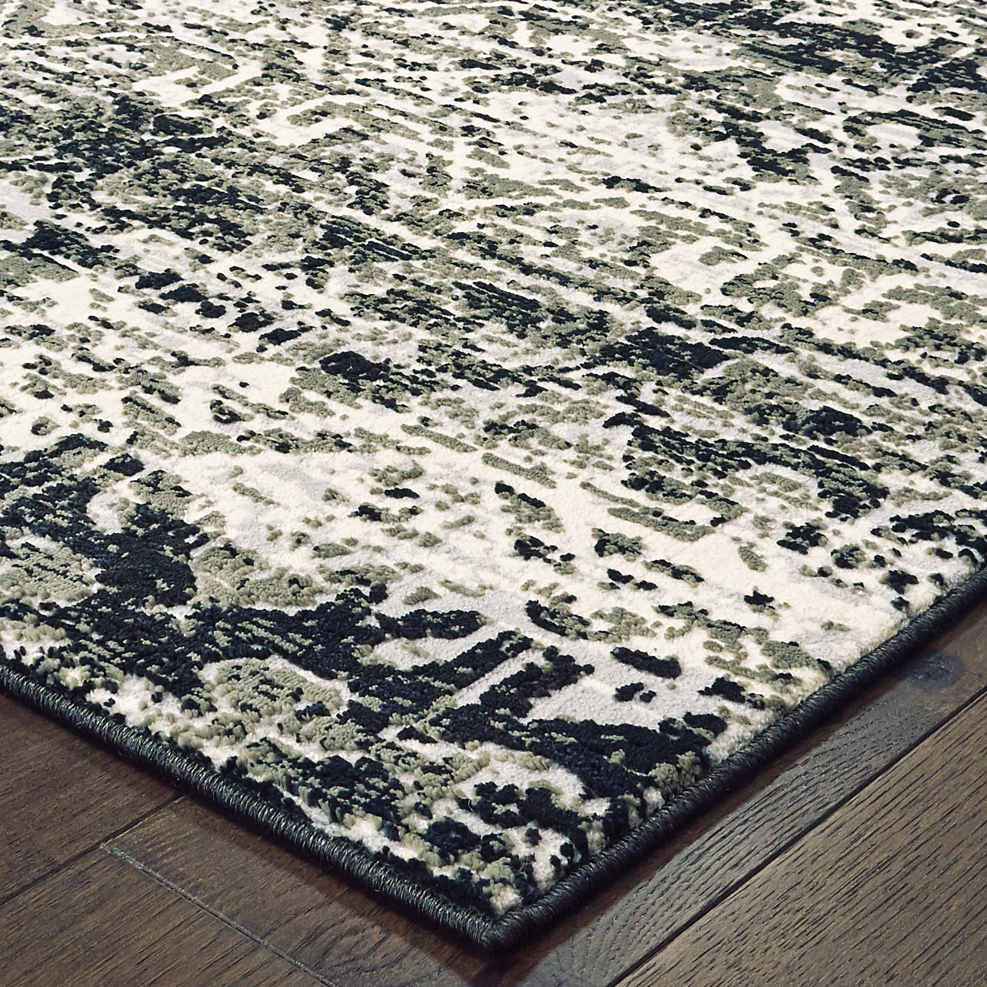Avalon Home Brecken Hi-Low Textured Distressed Tribal Area Rug or Runner, Multiple Sizes