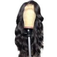 thumbnail image 2 of Long Wavy Wig African Ladies Curly Hair Wig Wavy Curls Wig Lace Front Wig for Women, 2 of 4