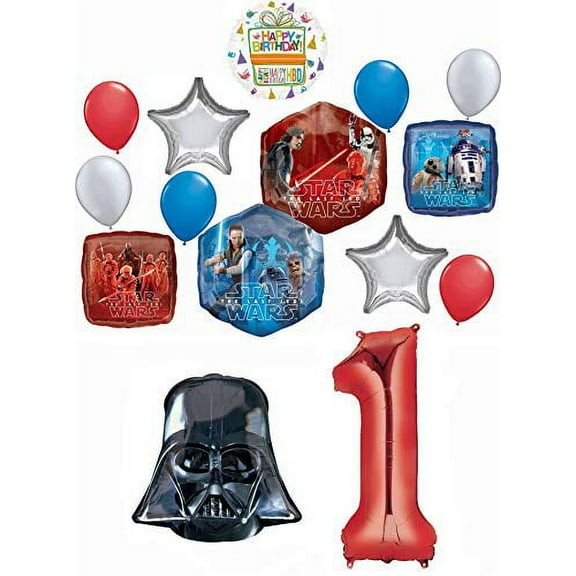 Star Wars Party Supplies 1st Birthday The Last Jedi Balloon Bouquet Decorations