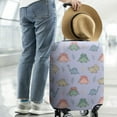 thumbnail image 2 of Purple Background Dinosaur Pattern Luggage Cover Fashion Suitcase Cover Baggage Covers Fit 25-28 Inch Luggage (Go Travel), 2 of 5