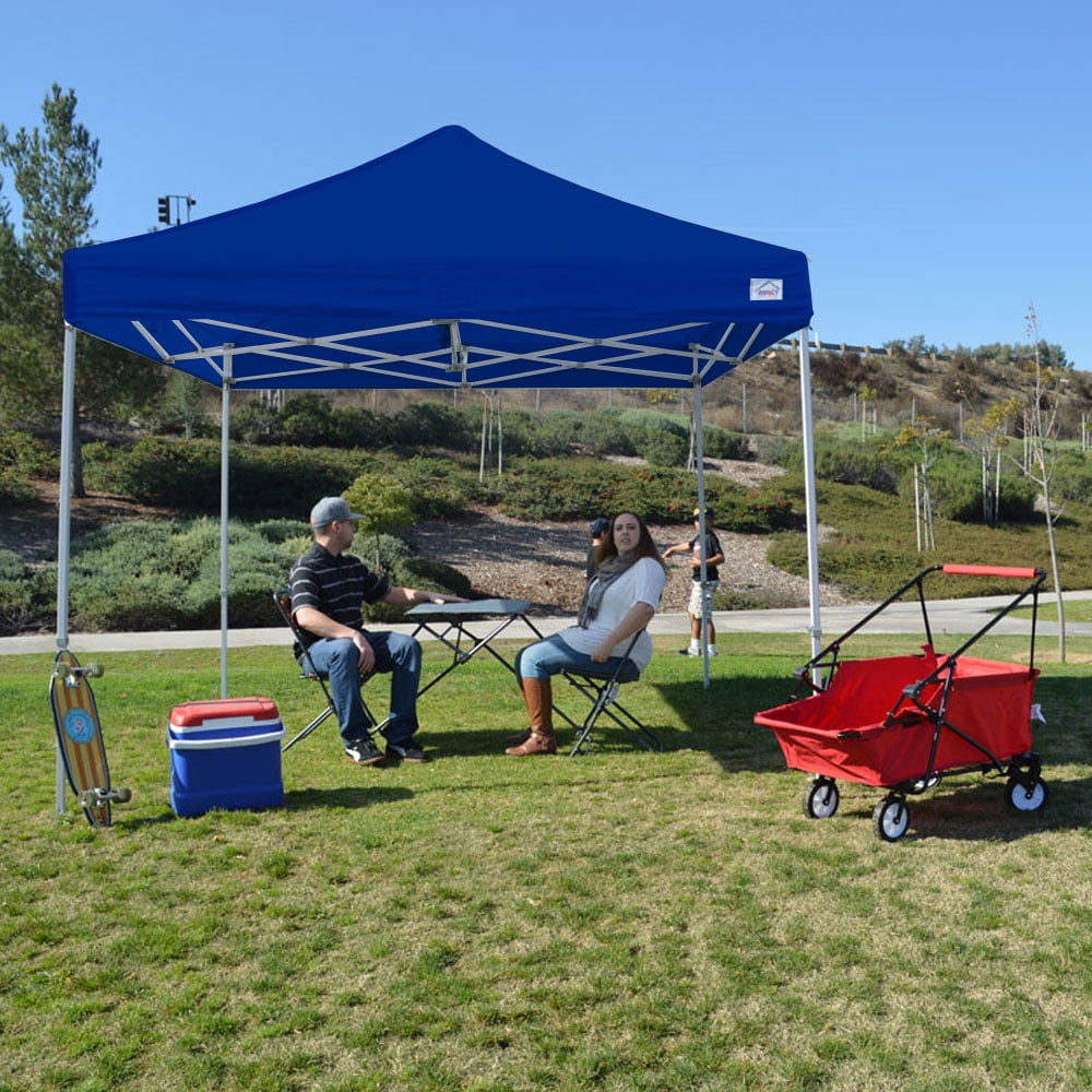 Impact Canopy 10 x 10 Pop Up Canopy Tent, Straight Leg Shelter, Ultra Light Aluminum Frame, UV Coated, Canopy Accessories, White