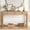 Light Oak, variant on YWEN 52" Console Table with 3 Drawers, Rustic Entryway Table with Curved Corners, Narrow Long Sofa Table for Living Room, Hallway, Entrance, Behind Couch, Foyer, Sturdy Thick Legs