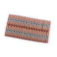 thumbnail image 4 of Kit de conexión de cables con palanca de 34x, conector rápido de inserción a presión, aislado, profesional, para empalme de cables eléctricos. Naranja, 4 of 8