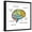 Black Frame, variant on Art.com Brain Sections Art Print by nn555, 24" x 24"