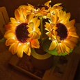 thumbnail image 1 of Artificial Sunflower Night Light Handmade Great Craftsmanship Night Light for Bedroom Living Room Hotel Balcony, 1 of 4