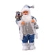 thumbnail image 4 of Figura de Papá Noel, muñeca navideña, decoración clásica de 60 cm de altura, decoración navideña navideña, estante interior, decoración de escritorio, 4 of 9