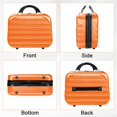thumbnail image 4 of Organizador rígido Makeup Train Case JZRTravel de 14 pulgadas, 4 of 8