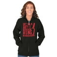 thumbnail image 3 of Get Your Bell Rung Mississippi Zip Up Hoodie Men's Women's Brisco Brands S, 3 of 5
