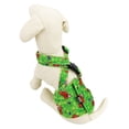 thumbnail image 3 of WASHABLE Dog Diaper for MALE Boy FLEECE Belly Band Reusable with SUSPENDER size X-Small (waist: 8" - 10") DOG - Green, 3 of 6