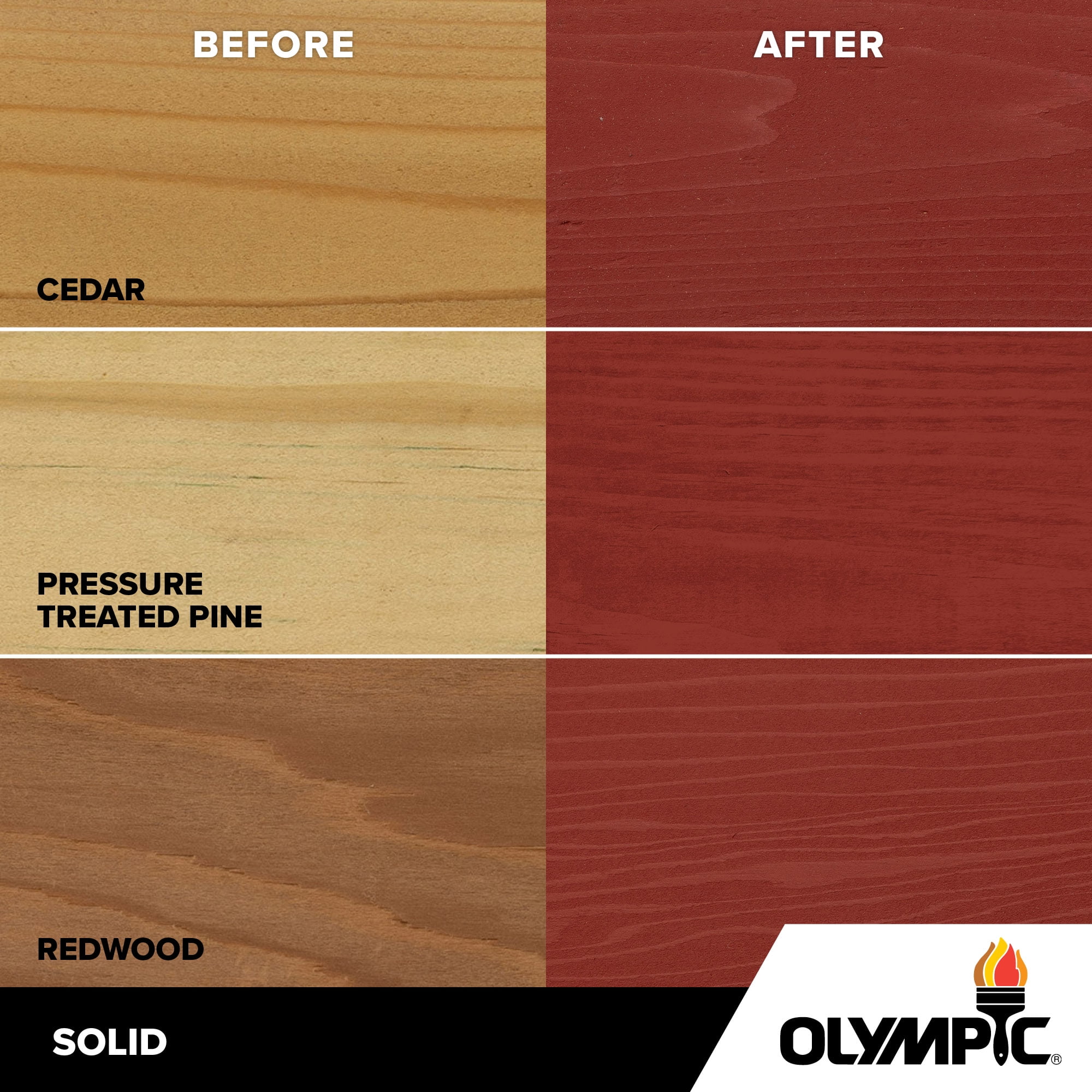Olympic Maximum 5 Gallons SC-1020 Copper Henna Solid Color Exterior Stain and Sealer in One