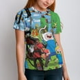 thumbnail image 4 of Adventure Time T-Shirts for Boys Girls, Kids 3D Print Short Sleeve, Unisex Crew Neck Tee Shirts for Youth, 4 of 9