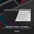 thumbnail image 4 of Teclado Acteck Inspire UNY COMP TI685 Inalambrico USB 2.4Ghz Blanco AC-934190, 4 of 6