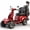 Red, variant on Xlluproid 2-in-1 Electric Golf Cart &Mobility Scooter for Adult,Heavy Duty Electric Golf Carts with Rear Lockbox & Golf Cart 1000W Motor, 4 Fat Tires,Red