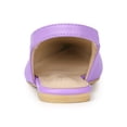 thumbnail image 2 of BLISSFUL STEP Valentine's Women's Shoes Slingback Pointed Toe Flat Shoes Lavender 8.5, 2 of 7