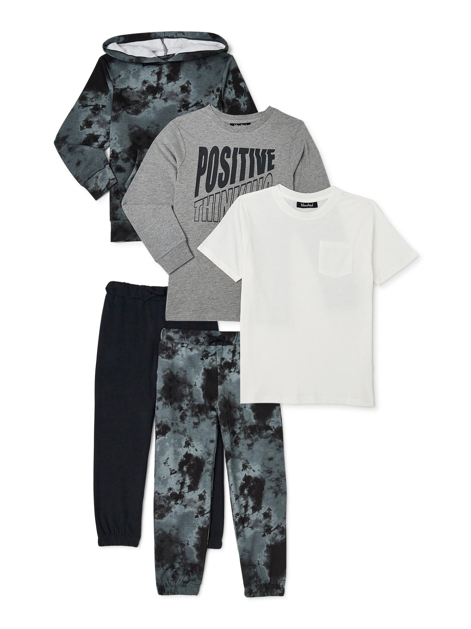 grey sweatshirt bleached