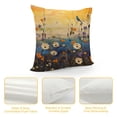 thumbnail image 4 of Chilfamy Flowers Sunset Blue Bird Pillow Covers for Couch Sofa Indoor Outdoor Throw Pillow Cover Spring Pillow Case 1PC 18x18in, 4 of 5