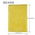 thumbnail image 3 of Pofeuu Yellow Glitter Print Travel Document Organizer Passport Holder Men Women for Family (6.5 in x 4.5 in),Wallet Holder Credit Card Clutch Bag Case, 3 of 5