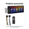 thumbnail image 4 of 1 Din 6.86 Inch Car Radio Wireless CarPlay Android Auto Multimedia Player Universal MP5 Player Mirror Link IPS Screen B, 4 of 5