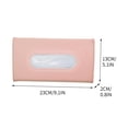 thumbnail image 4 of Tuvgenk Car Pu Facial Tissue Covers Rectangular Pink 9.1*0.8*5.1 In Tissue Box Gift Home Funny Tissue Box for Family, 4 of 5