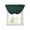 Green, variant on Waterfall Valances for Windows, Pure Dark Green Kitchen Sheer Valance Curtains, Simple Solid Color Rod Pocket Elegant Swag Valances for Living Room Bedroom, 47.2"x38.5", 2 Panel
