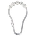 thumbnail image 3 of Mainstays Plastic Glide Shower Hooks, Clear, Set of 12, 3 of 5