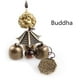 thumbnail image 4 of Campana china vintage con amuleto colgante de Feng Shui de la suerte, carillón de viento de 3 campanas Elefante, 4 of 9