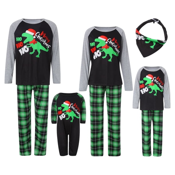 Pijamas navideños Fiomva para la familia, conjunto de pijamas a juego con pantalones de rayas navideñas, pijamas para niños, mujeres y hombres