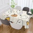thumbnail image 2 of Yayeee Tablecloths for Rectangular Tables 60 x 108 inch Party Table Cover, Halloween Happy Ghosts, 2 of 6