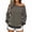Black, variant on Tumotour Off The Shoulder Sweatshirts for Women's Plus Size Striped Sport Long Sleeve Pullover Tops Fall Tunic Blouses