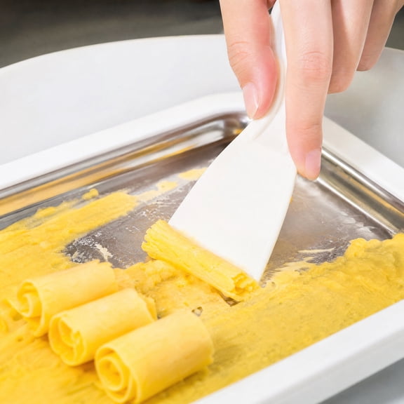 Manual Yogurt Ice Cream Maker, Plug-Free Homemade Frozen Treat Maker for Non-Electric Ice Pan DIY Dessert