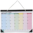 thumbnail image 1 of Calendario de pared para uso diario, colgante de oficina, vacaciones, hogar mensual, 2024, 2023, 1 of 4
