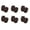 Brown, variant on Lovskoo 6 Pairs Newborn Baby No Scratch Mittens Unisex Newborn Elastic Cotton Wrist Gloves Infant Toddler Anti Sensitive Mittens Set Free Size Beige