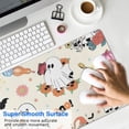 thumbnail image 4 of Long Mouse Pads for Desk,Halloween Cute Ghosts with Boo Desk Mats on Top Of Desks, Desk Mouse Pad Extra Large with 3mm Non-Slip Base and Stitched Edge for Gaming,Office,Work,Home 31.5"x11.8", 4 of 6