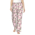 thumbnail image 2 of Goofa Daisies Flowers Printed Soft Pajama Pants for Women, Wide Leg Comfy Casual Lounge Yoga Pants-X-Large, 2 of 9
